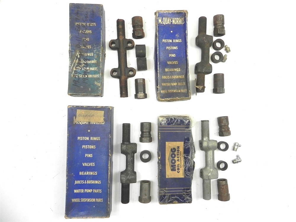 LOT OF 4 VINTAGE NORS 1939 DODGE PLYMOUTH UPPER CONTROL ARM INNER KIT MOOG #K-50