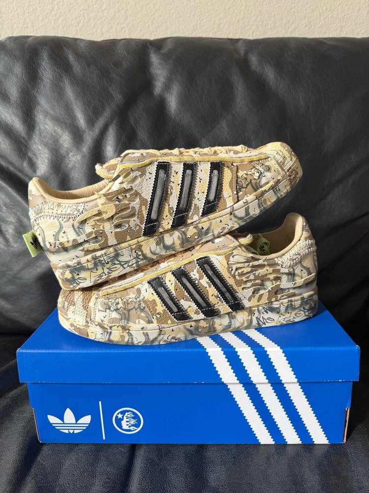Adidas Superstar Hellstar Desert Camo KJ2932 Size 11.5 Brand New All Star 2026
