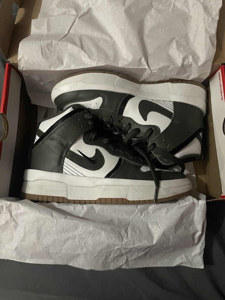 Size 7 - Nike Dunk Up High Cargo Khaki