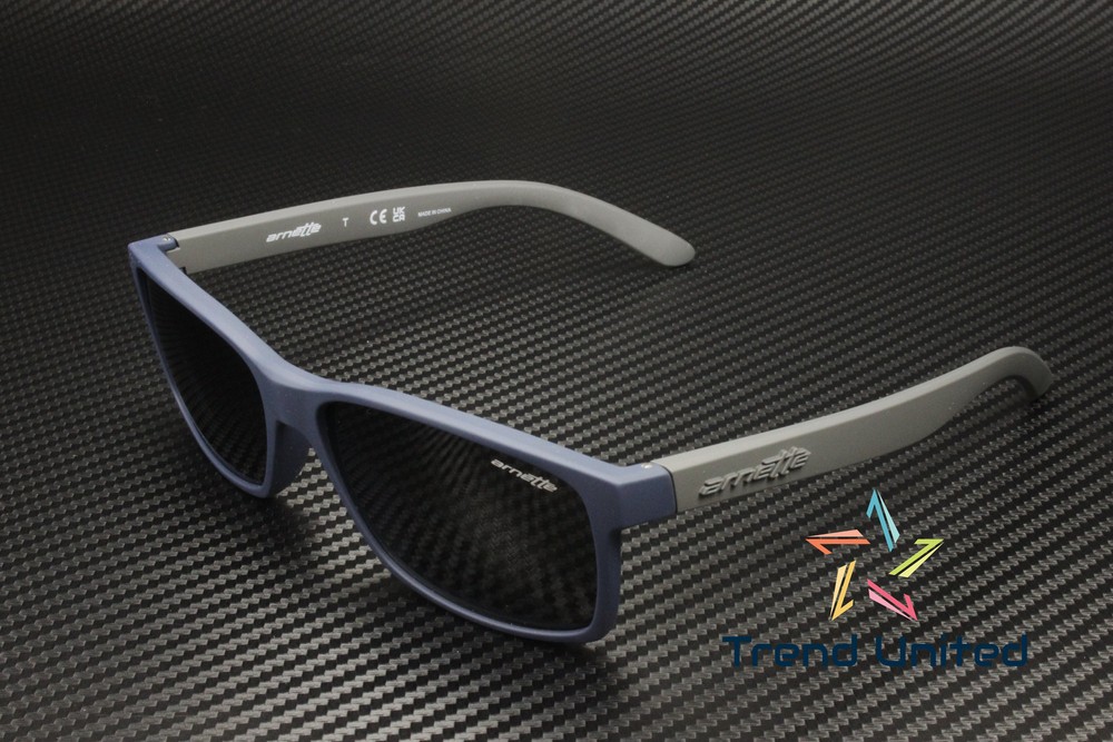 ARNETTE AN4185 Navy Grey Rubber Frame 59mm Men’s Sunglasses