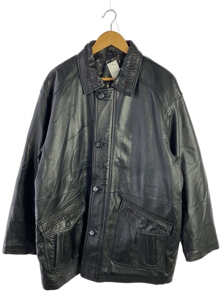 Leather Jacket Blouson/-/Sheep Leather/Blk/1728 3403