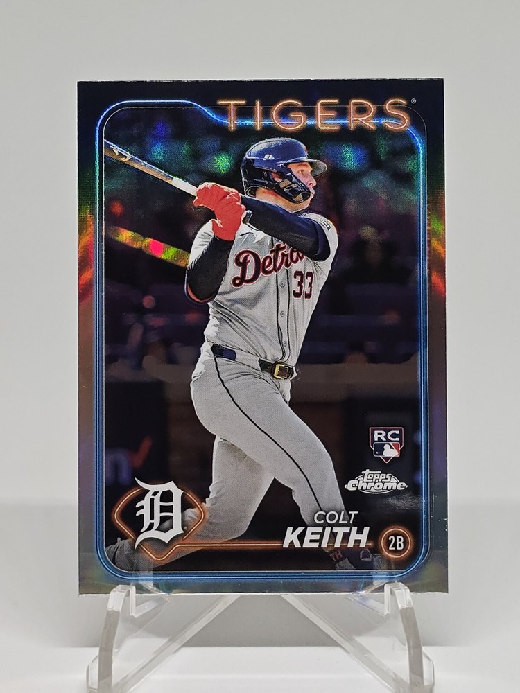 2024 Topps Chrome Refractor Colt Keith RC #2 Detroit Tigers