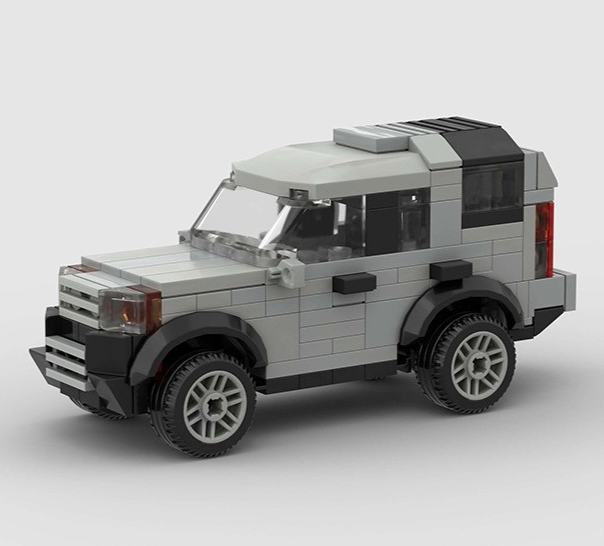 Custom MOC Lego Land Rover Discovery 3 SUV Car 154 Piece Building Brick Car
