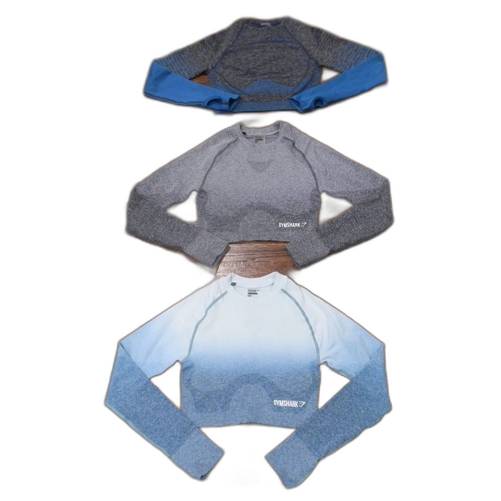 Gymshark Dry Tops Shirts Women's Size Small Set of 3