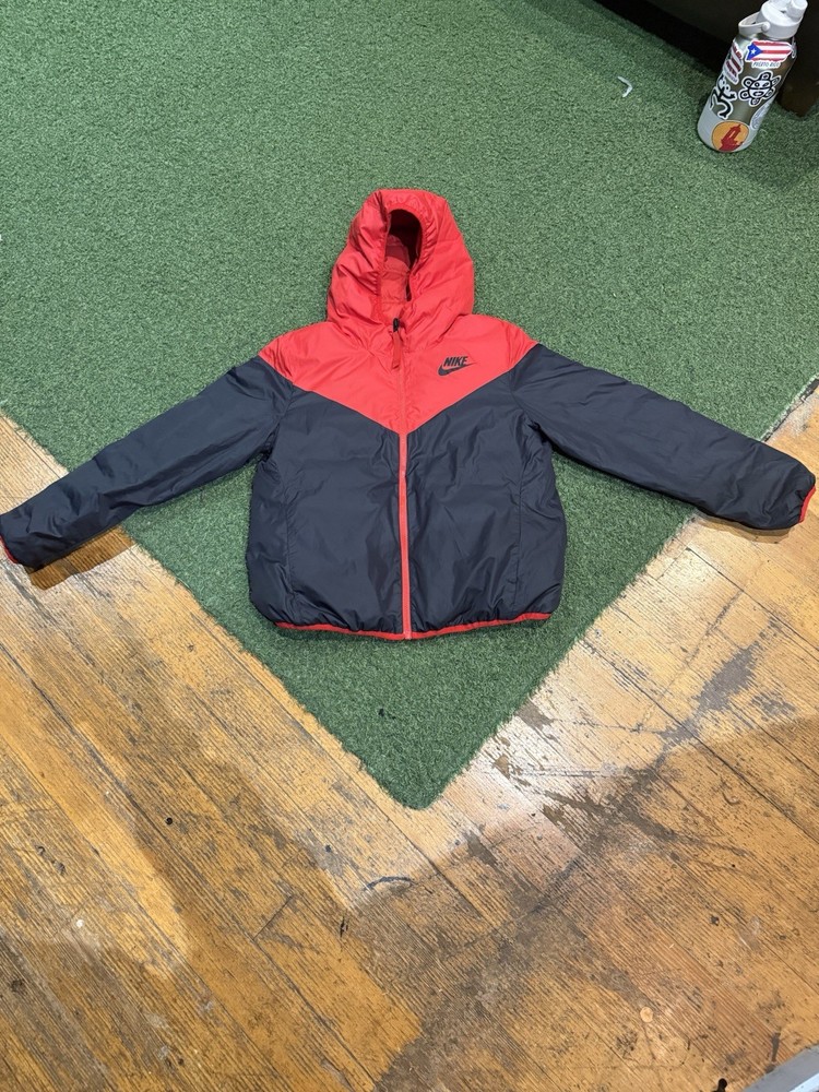 Nike Sportswear Reversible Windrunner Down-Fill Puffer Jacket - Red/Black - X
