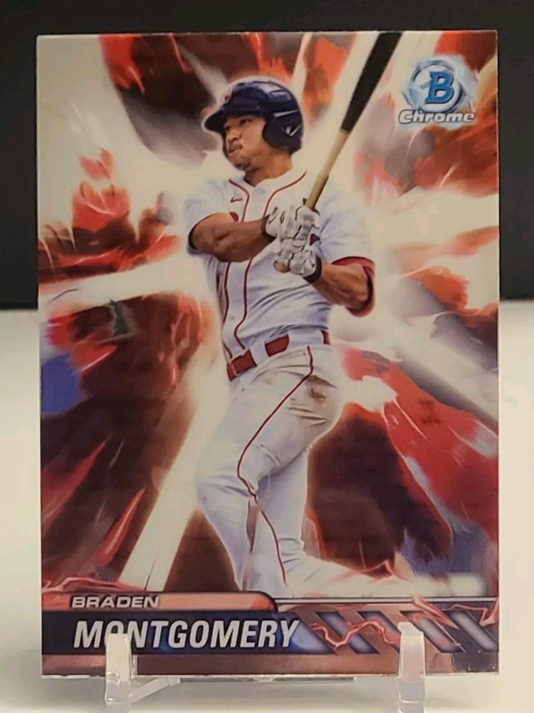 2024 Bowman Draft Braden Montgomery Plasma Power #PP-5 Baseball Card - Rookie Prospect Collectible