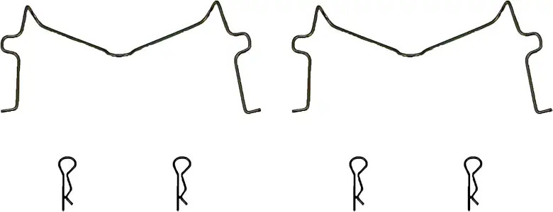 Front Disc Brake Hardware Kit Compatible with Select Models