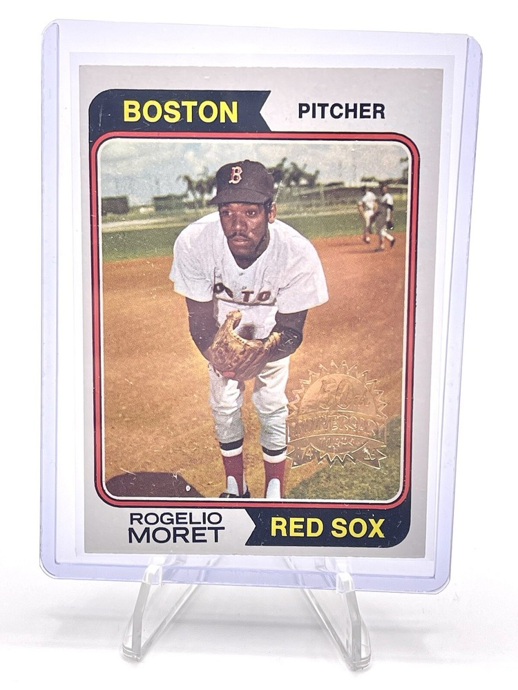 2023 Topps Heritage Rogelio Moret 1974 50th Anniversary Buyback Stamp #590