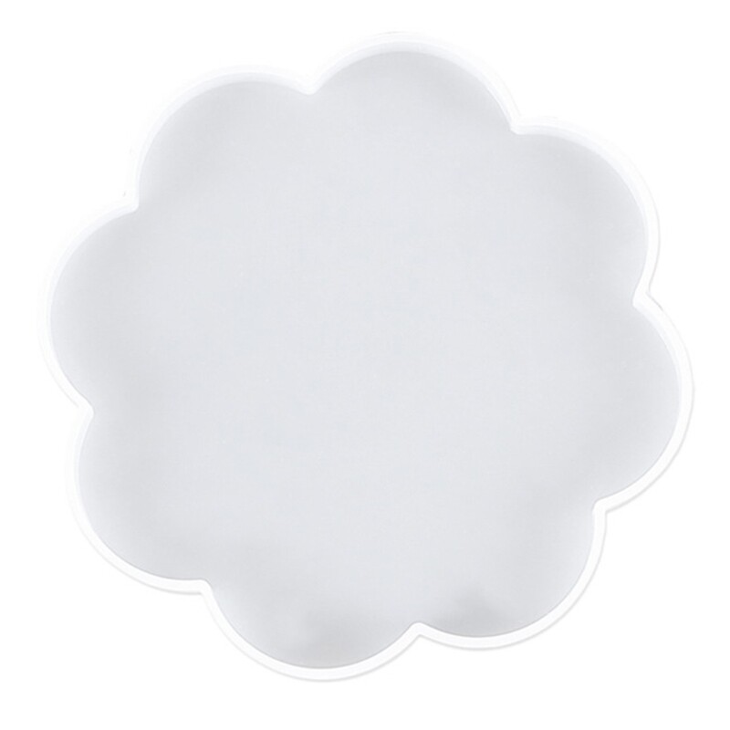 Silicone Flower Coaster Mold for DIY Epoxy Resin Home Decor