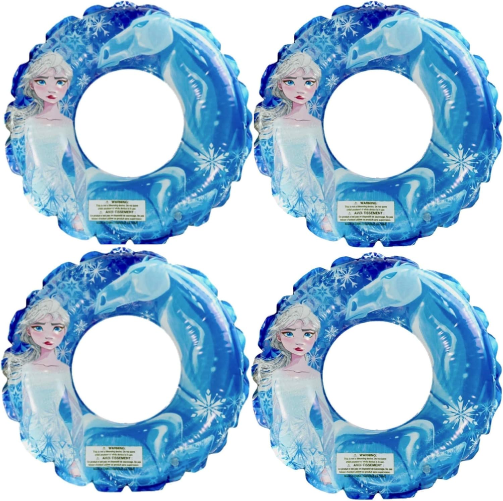 2 Pool Floats for Kids - Fun Inflatable Pool Rings for Summer Parties & Swimming