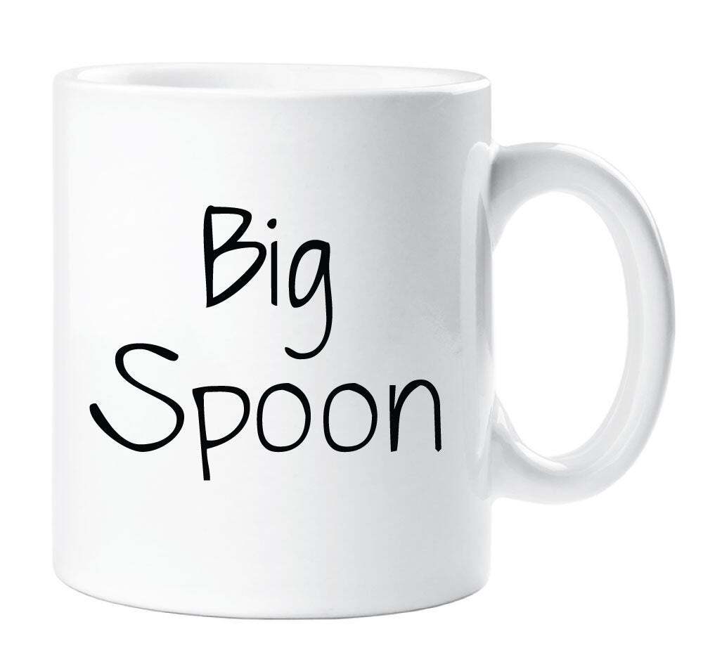 Big Funny Ceramic Spoon Mug - Unique Valentine's Gift