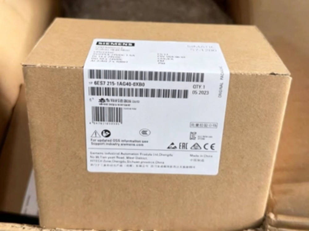 6ES7 215-1AG40-0XB0 1PCS Brand New Siemens 6ES7215-1AG40-0XB0 Fast delivery