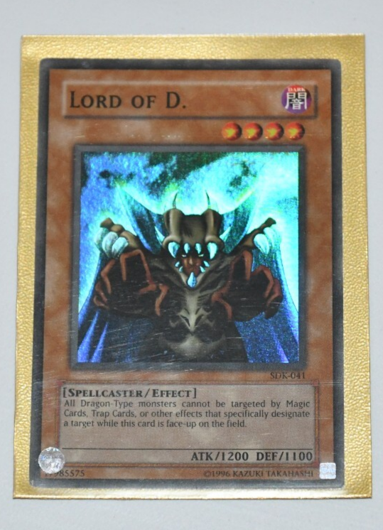 Lord of D SDK-041 Starter Deck Kaiba Unlimited Rare Holo NM Ungraded