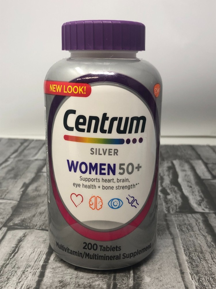 Centrum Silver Women 50+ MultiVitamin Mineral Supplement 200 Tablet EXP 2025+