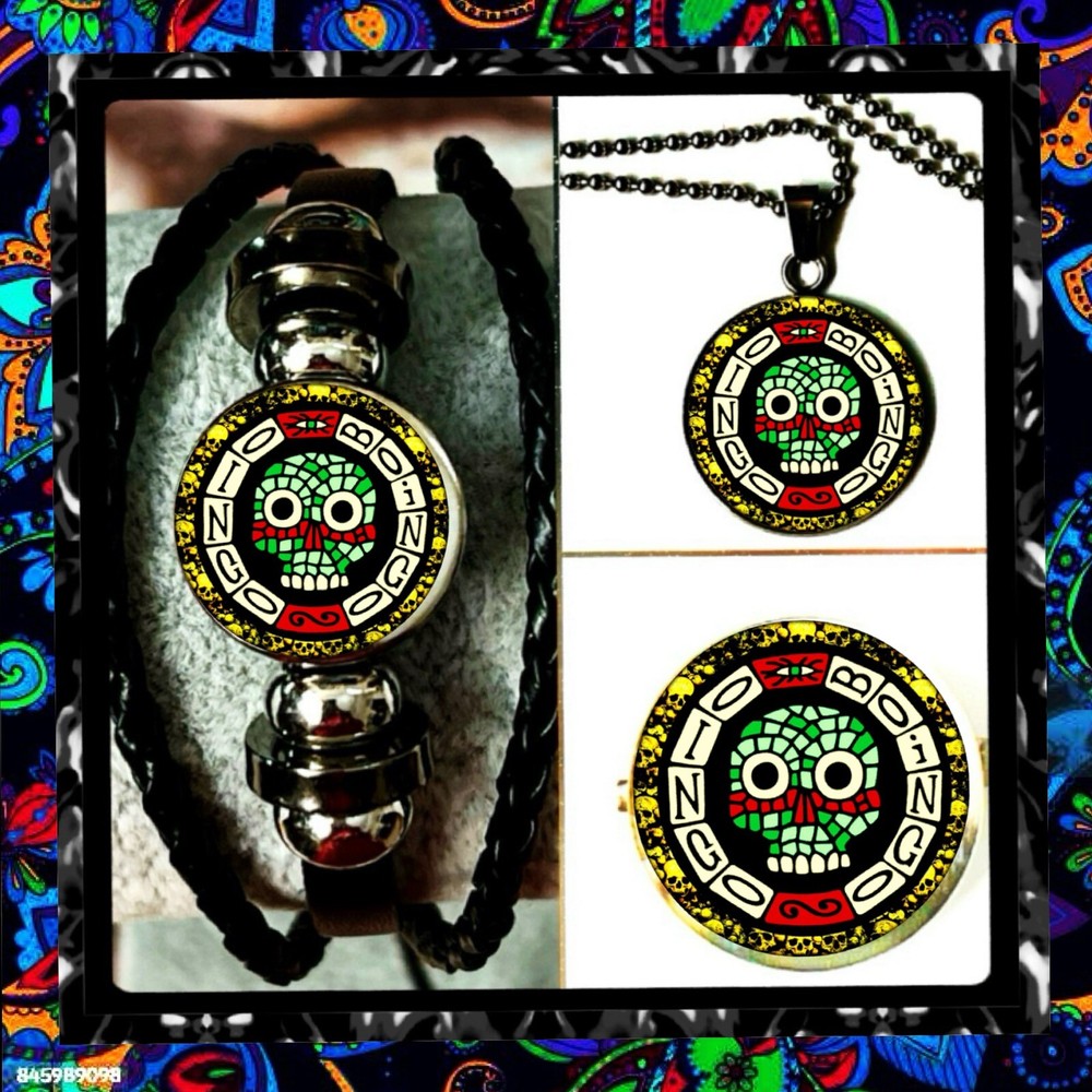 OINGO BOINGO🇺🇸 BRACELET ➕NECKLACE➕PIN 🇺🇸 CONCERT WEAR 👍🏻
