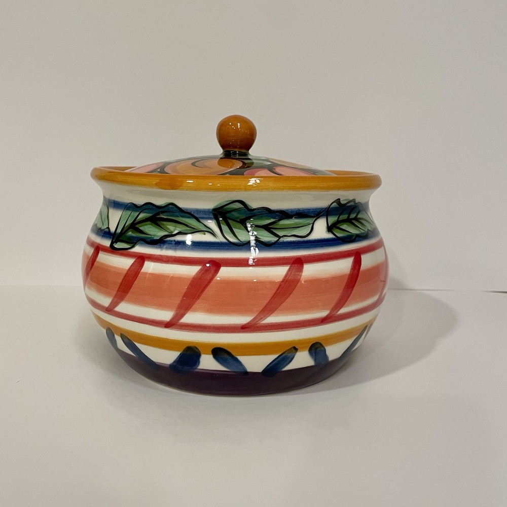 Vicki Carroll  Bon Appetite 2 Qt Covered Bowl, Signed
