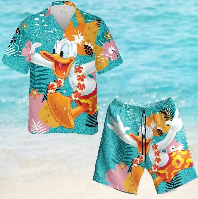 Donald Disney Duck 3D Hawaii Shirt Christmas Gift Best Price All Over Print-image