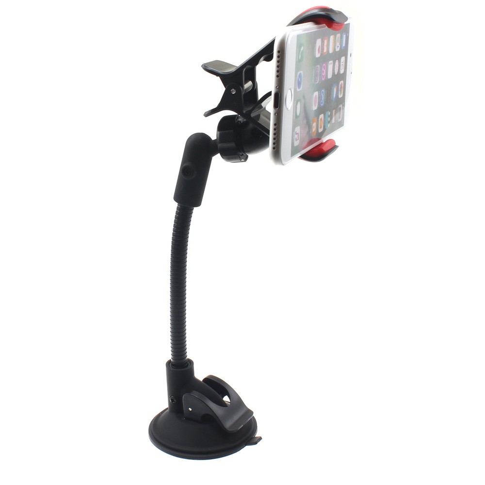 For Phone 16/17/Pro/Max/Air - Car Mount Dash Windshield Holder Swivel Clip