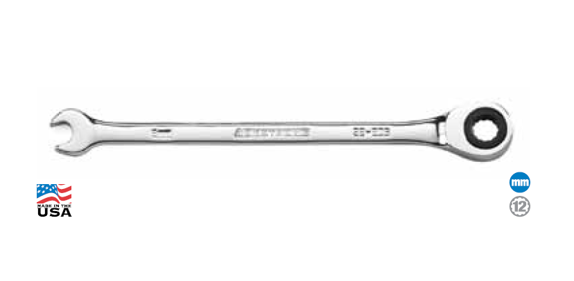 Armstrong 52-816 - 16mm 12 Pt. Ratcheting Combination Wrench - USA