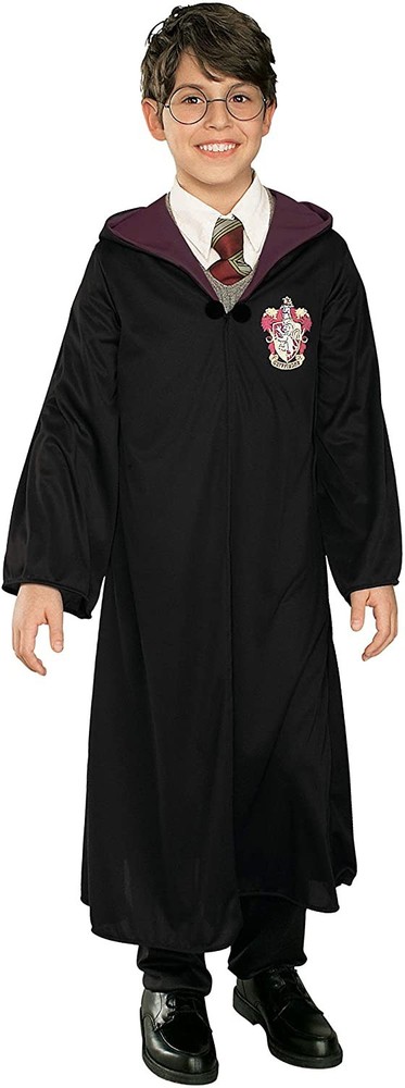 Harry Potter Hogwarts Costume Cloak for Kids Age 5-7 Carnival Wizard Robe  