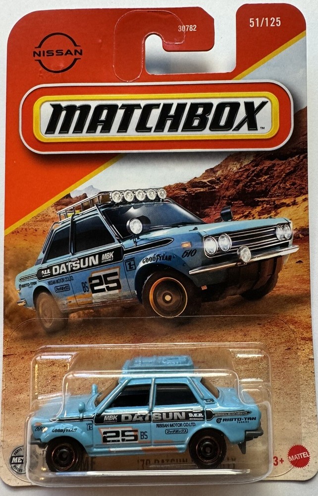 Matchbox 2025 '70 Datsun 510 Rally 51/125