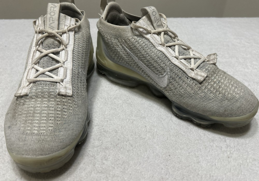 Nike Womens Air Vapormax Shoes Size 8 Gray 2021 FK DC4112-100 Running Sneakers