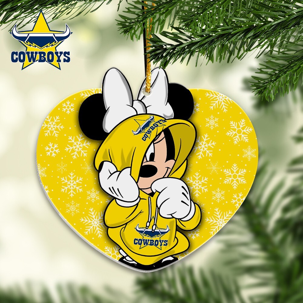 North Queensland Team Cowboys Christmas Mouse Ornament Gifts For Fans