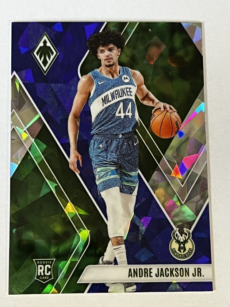 2023-24 Panini Phoenix (Debut) BLUE ICE PRIZM RC 🏀 Andre Jackson Jr.