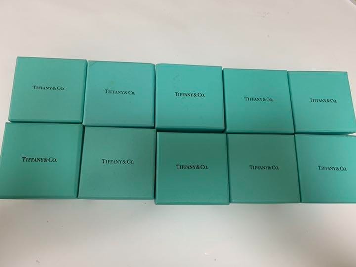 Tiffany & Co. Empty Box Strage Box  Set Jewelry Box  Accessories case Used F/S