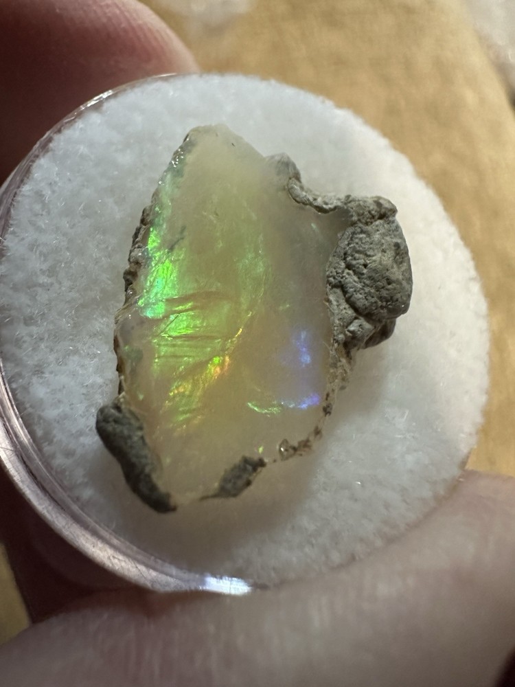 Natural Ethiopian Opal Lot of 2 | 2.14ct & 3.55ct | Rough Welo Opals 5.69ct