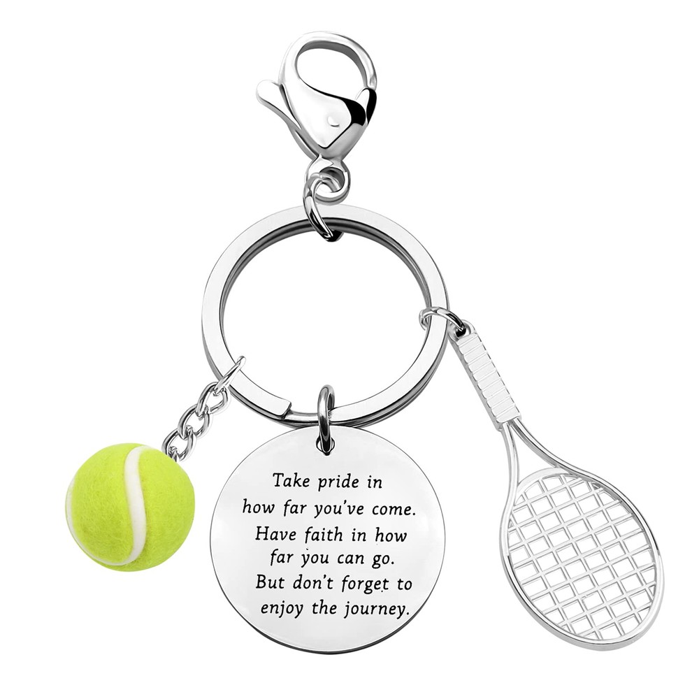 Tennis Keychain Gifts for Tennis Players Tennis Team Gifts for Tennis Lover T...