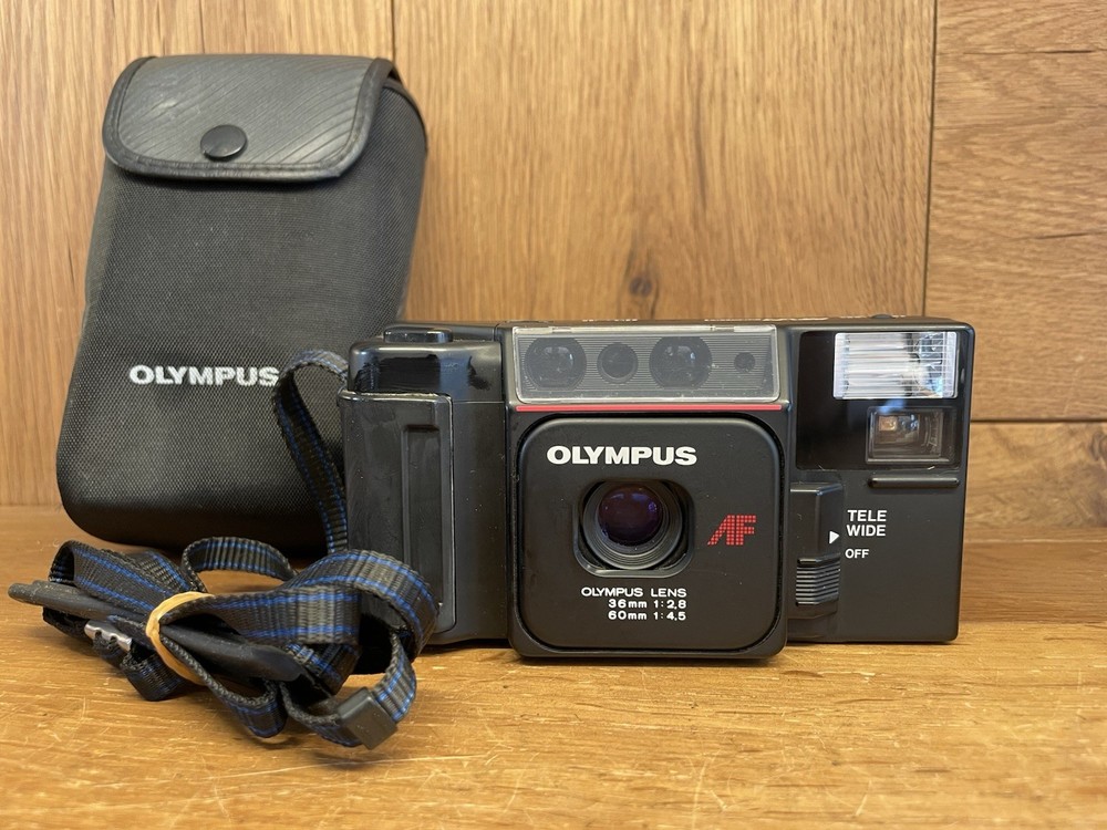 *Near Mint ++ w/ Case* Olympus AFL-T QD Point & Shoot Film Camera From Japan