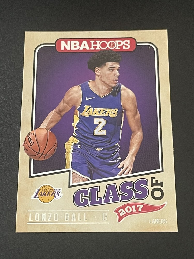 2017 NBA Hoops Class Of 2017 Lonzo Ball Rookie Rc