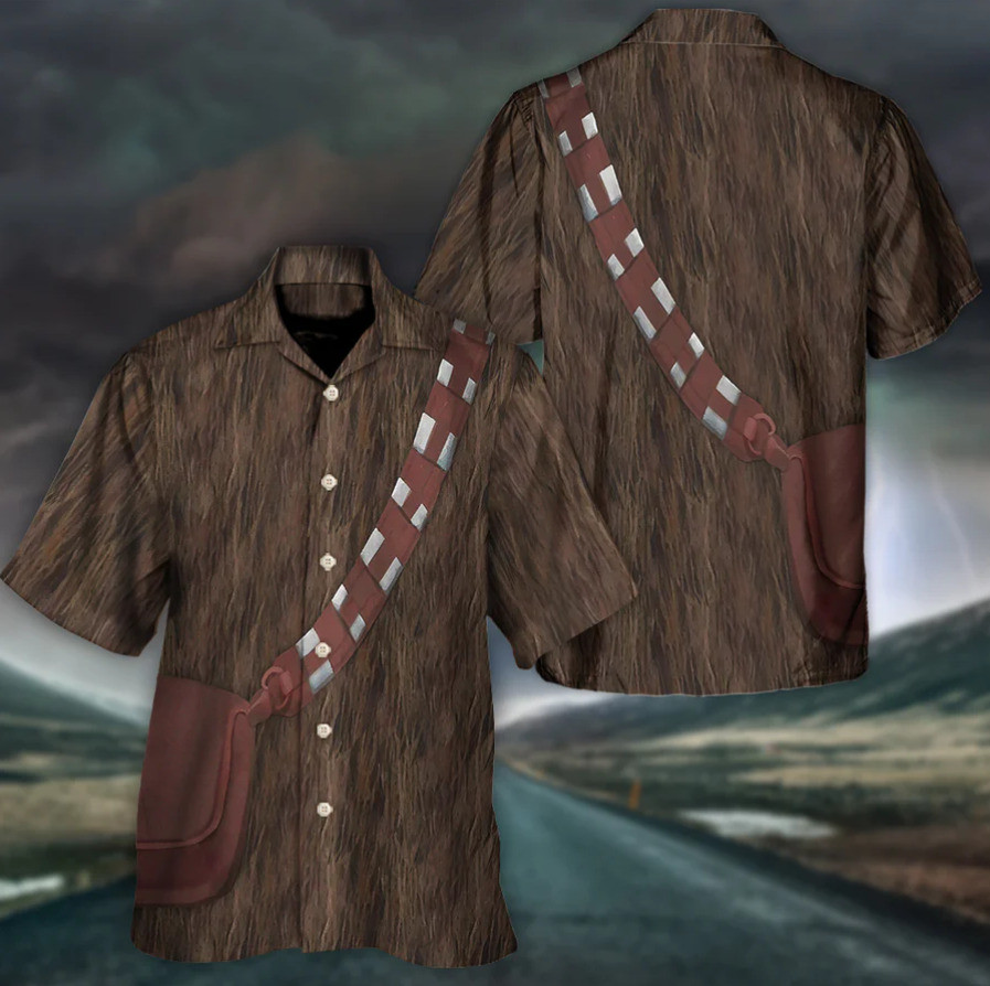 SW Chewbacca Cosplay 3D HAWAII SHIRT US SIZE ALL OVER PRINT FATHER DAY GIFT