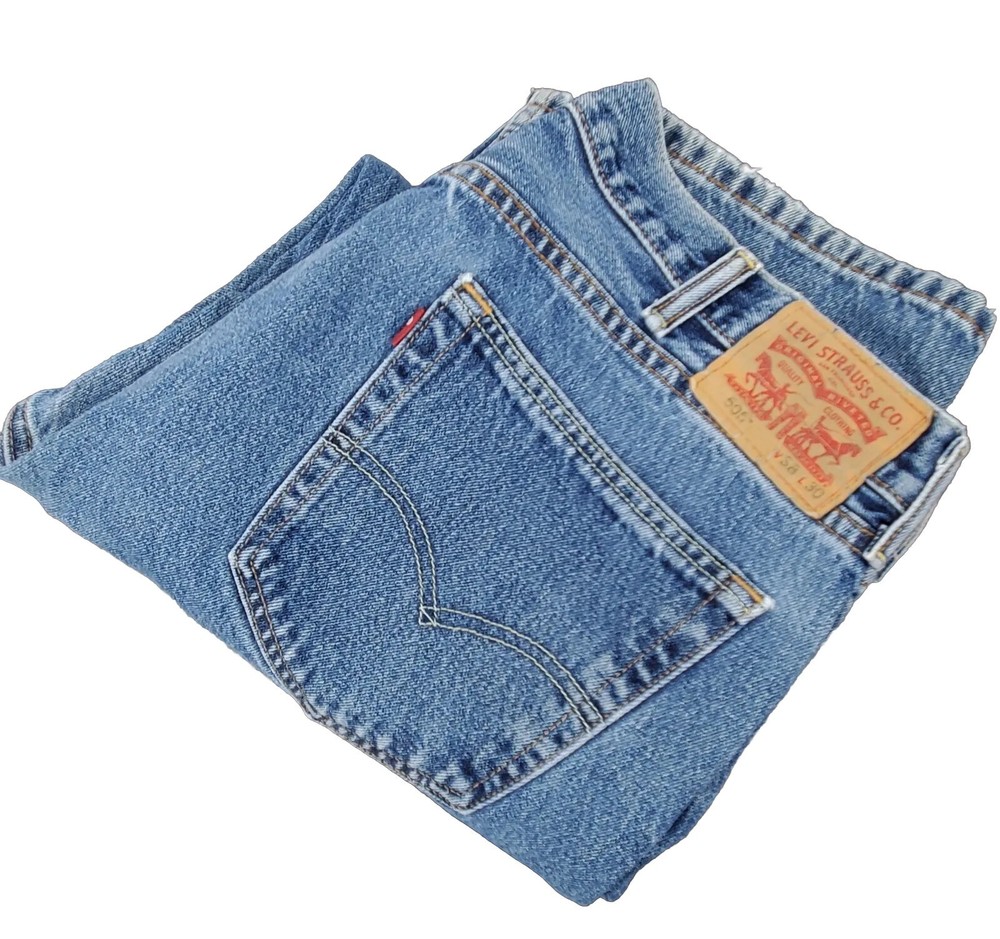 Levis 505 Jeans Men Size 38x30 High Rise Great Condition