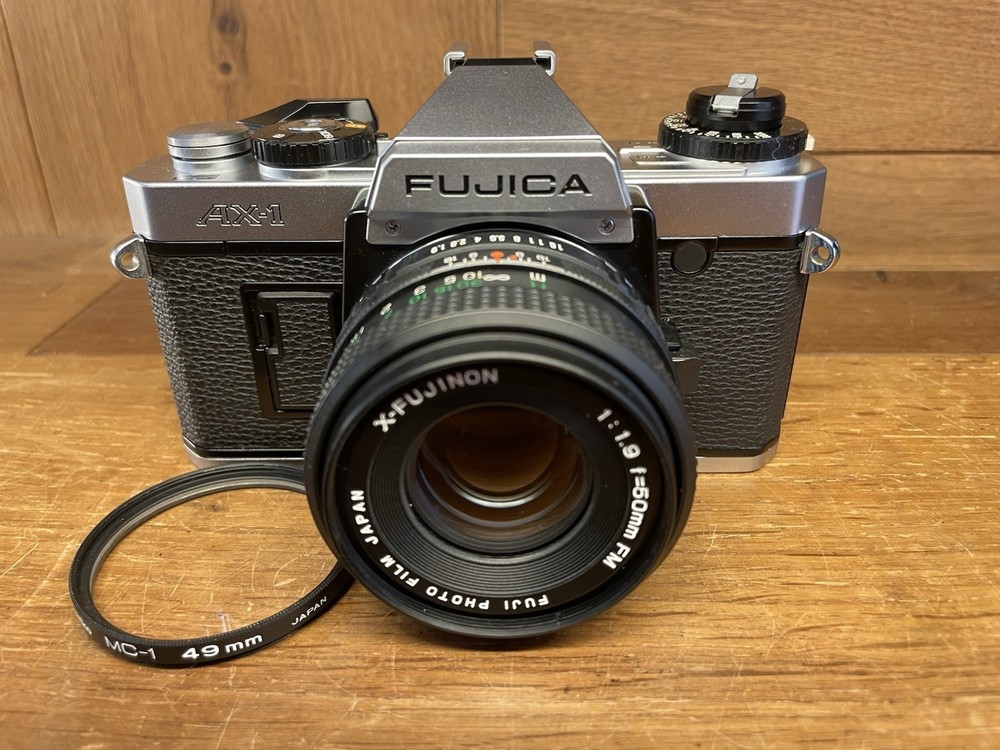 Mint Fujica AX-1 Film Camera with Fujinon 50mm F1.9 Lens Japan