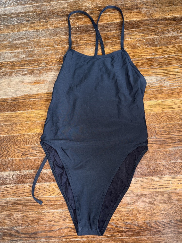 Jolyn Women’s “Jess” Tie-Back One Piece Swimsuit Black Size 32