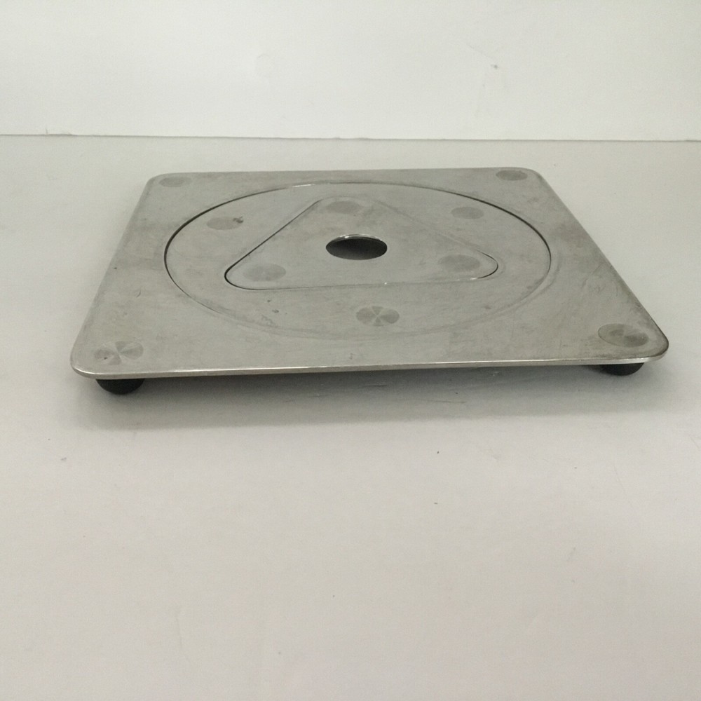 3 piece trivet set. Geometric shapes. Stainless. Oneida