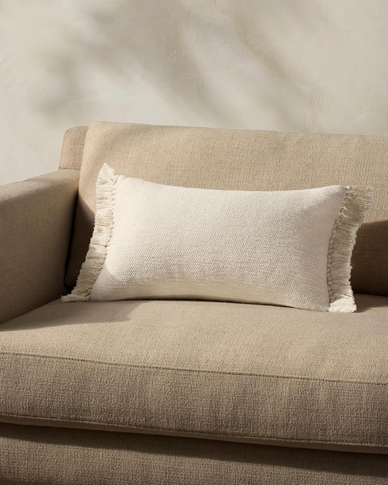 Joanna Gaines Magnolia Home Jett Collection PMH0063 Ivory 13x21 Pillow Cover