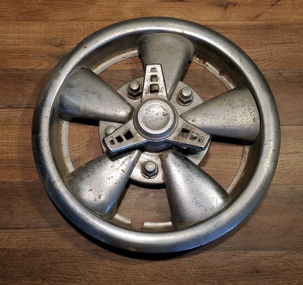 Vintage MAG 5-Spoke Chrome Wheel Cover Hubcap Aftermarket Style