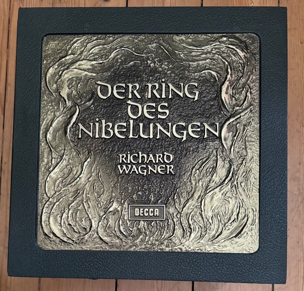 RING 1 - 22 Wagner Der Ring des Nibelungen Solti etc. 22 LP wooden box