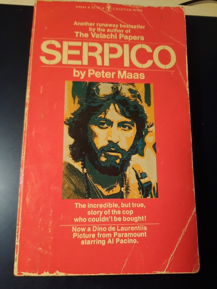 Serpico by Peter Maas (1974, Vintage Paperback) Al Pacino Movie Tie-In Edition