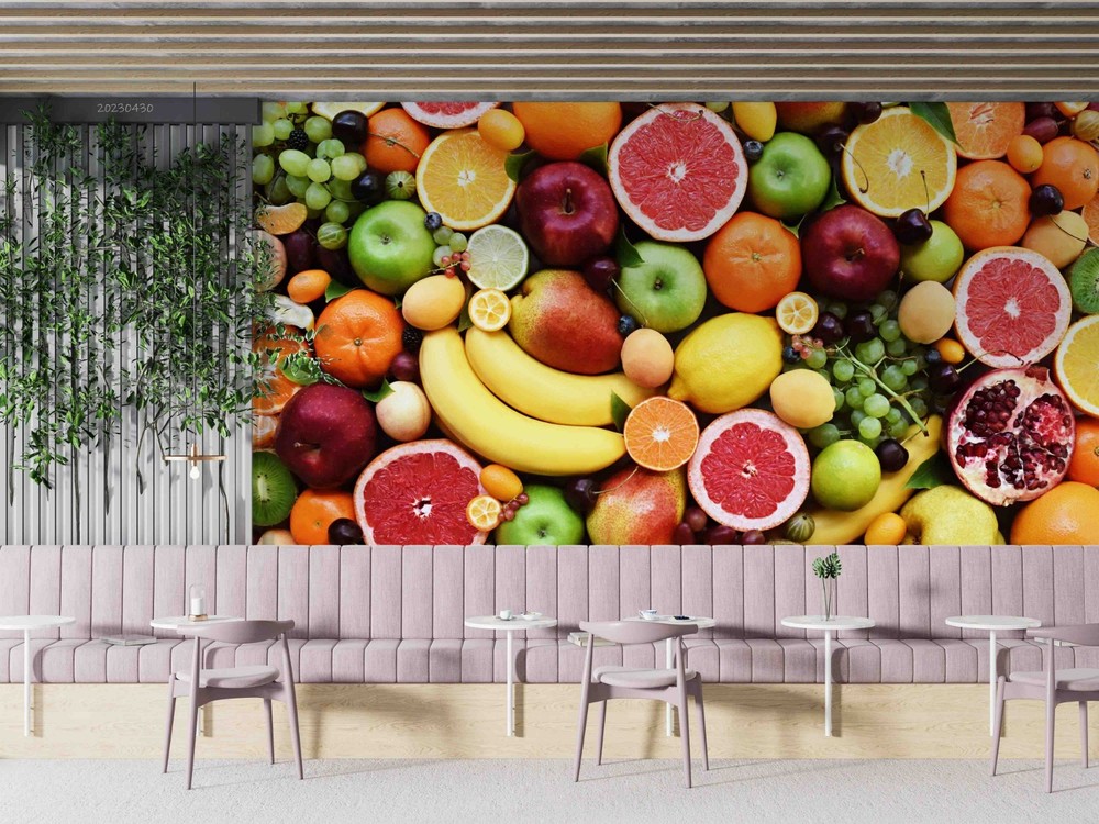 3D Fruit Food Wall Murals Wallpaper Murals Wall Sticker