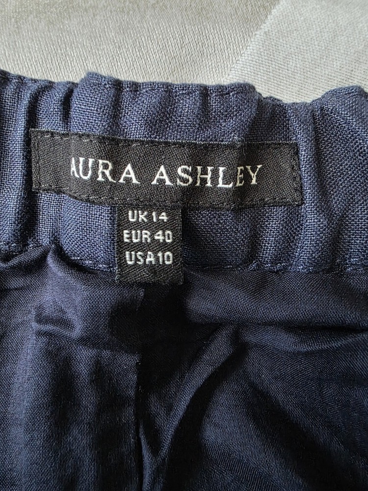 LAURA ASHLEY 100% LINEN MAXI SKIRT