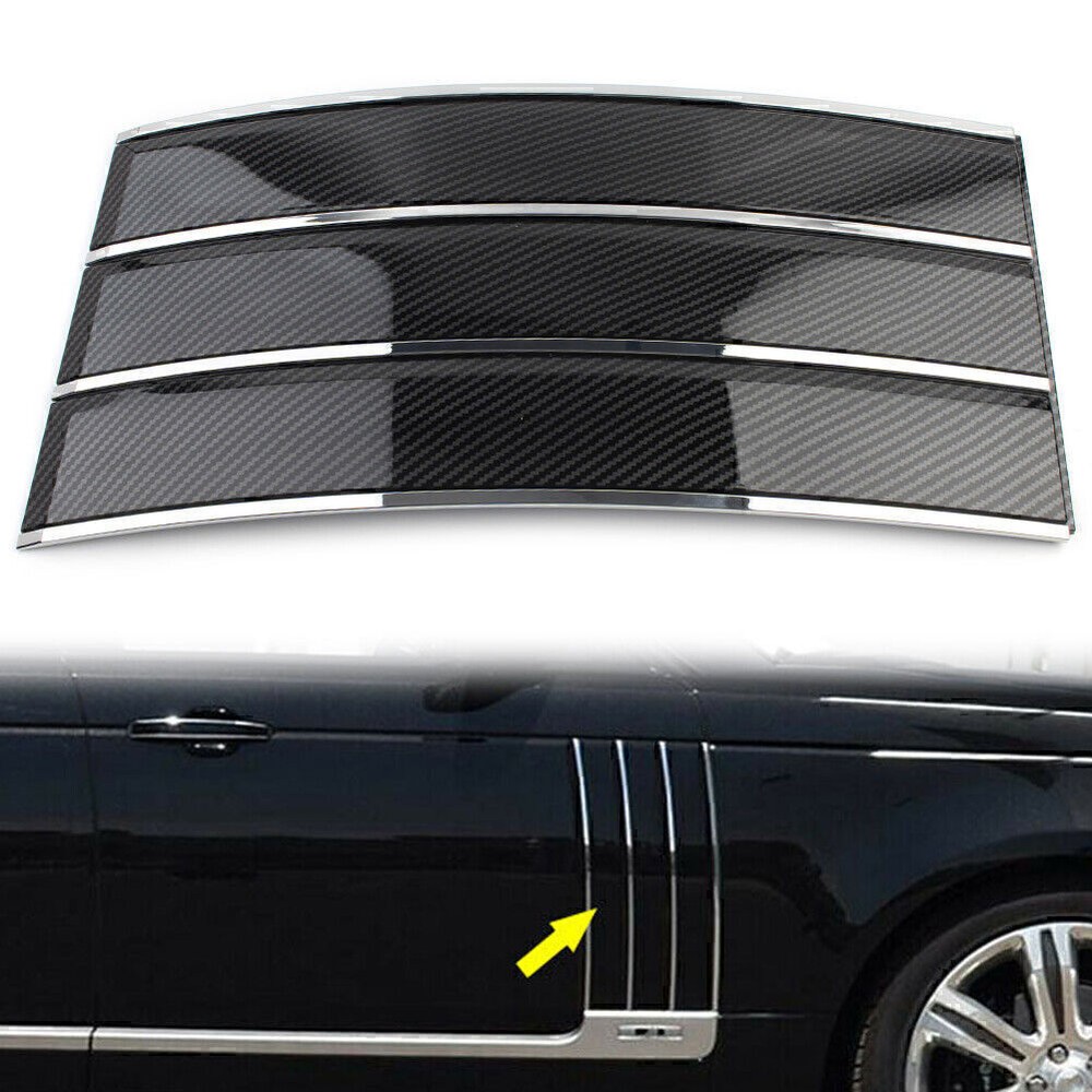 Right Side Vent Grille Fender Frame For Land Rover Range Rover 2013-2017 Carbon
