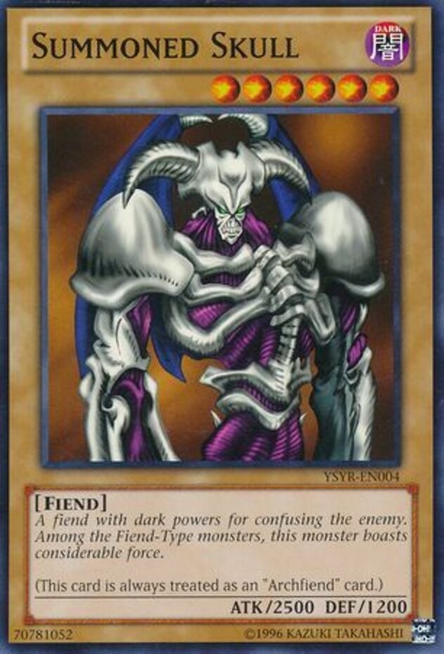 Summoned Skull YSYR-EN004 Common Unlimited Near Mint Starter Deck Yugioh