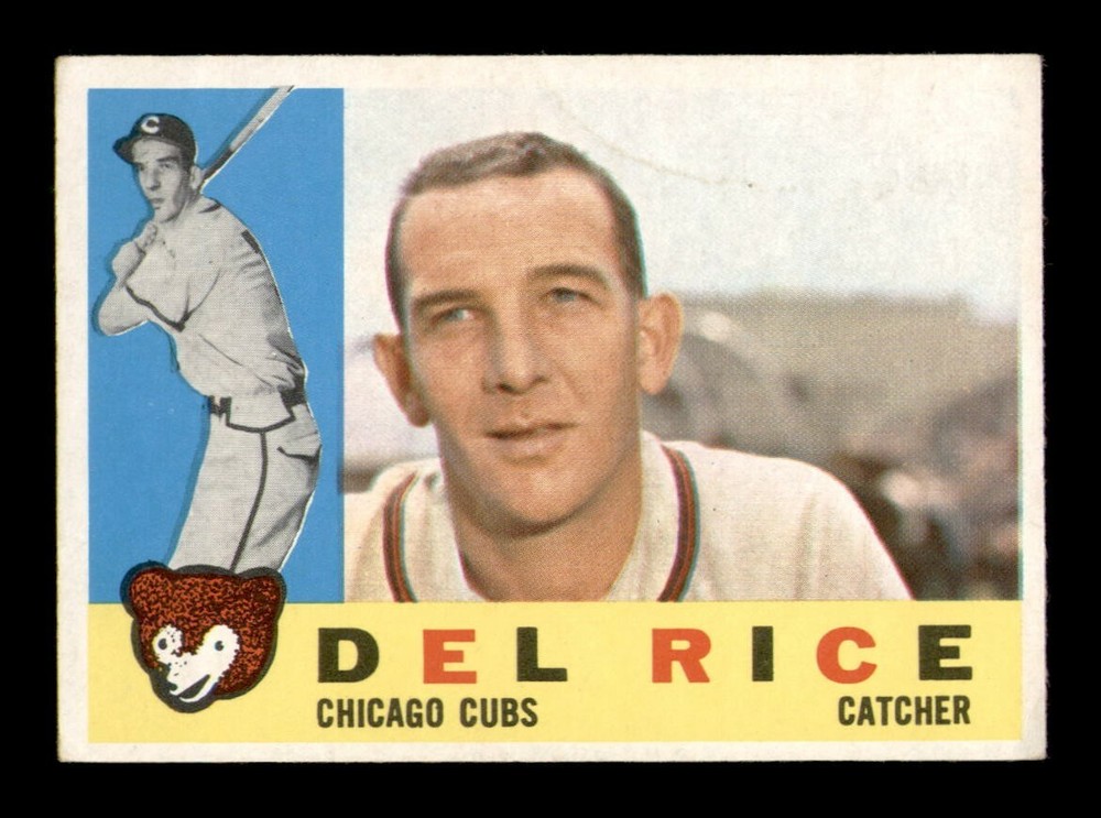 1960 Topps Set Break #248 Del Rice VG *OBGcards*