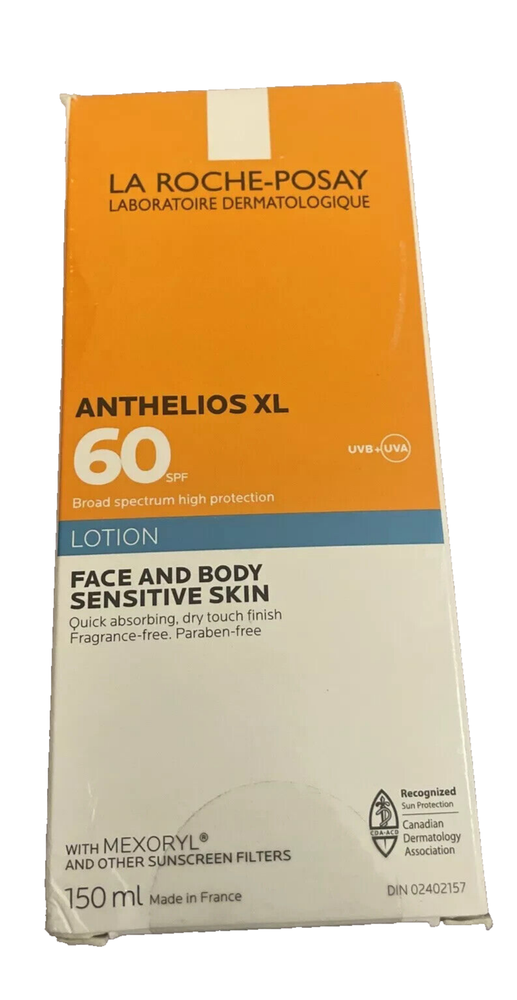 La Roche Posay Anthelios XL 60 SPF Mexoryl UVB UVA Face & Body Sunscreen Lotion