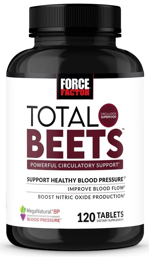 Total Beets Circulation Superfood Beet Root for Blood Pressure Support 120ct