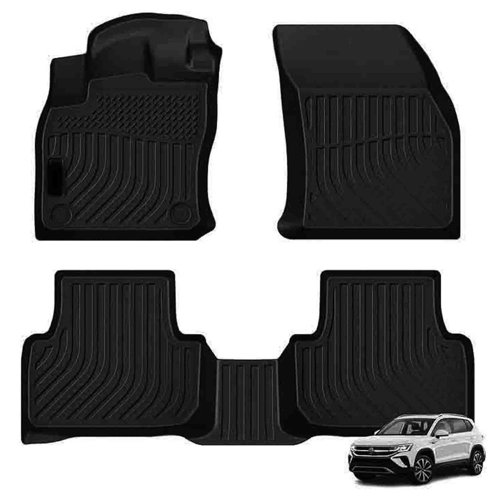 2022-2024 Volkswagen Taos Waterproof All-Weather Rubber Floor Mats Liners